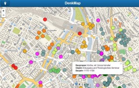 «DenkMap» stellt Denkmäler im Kanton Zürich auf einer Übersichtskarte dar.