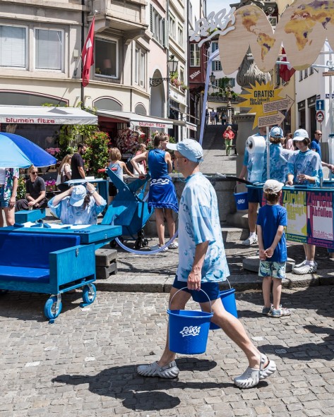 Kunst Intervention auf dem Münzplatz Intervention auf dem Münzplatz