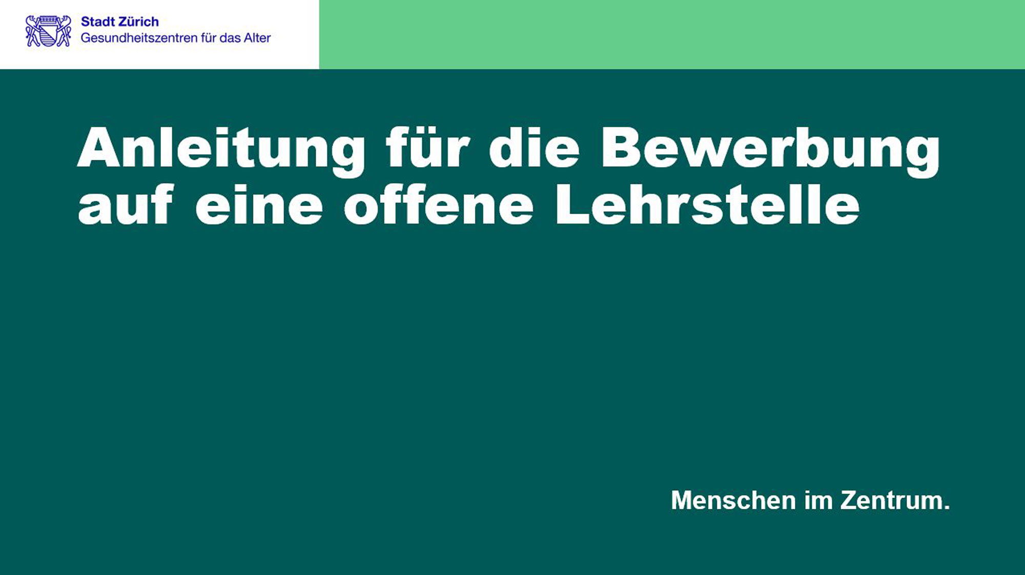 Erklärvideo: Schritt-für-Schritt Anleitung für die Einreichung deiner Lehrstellenbewerbung