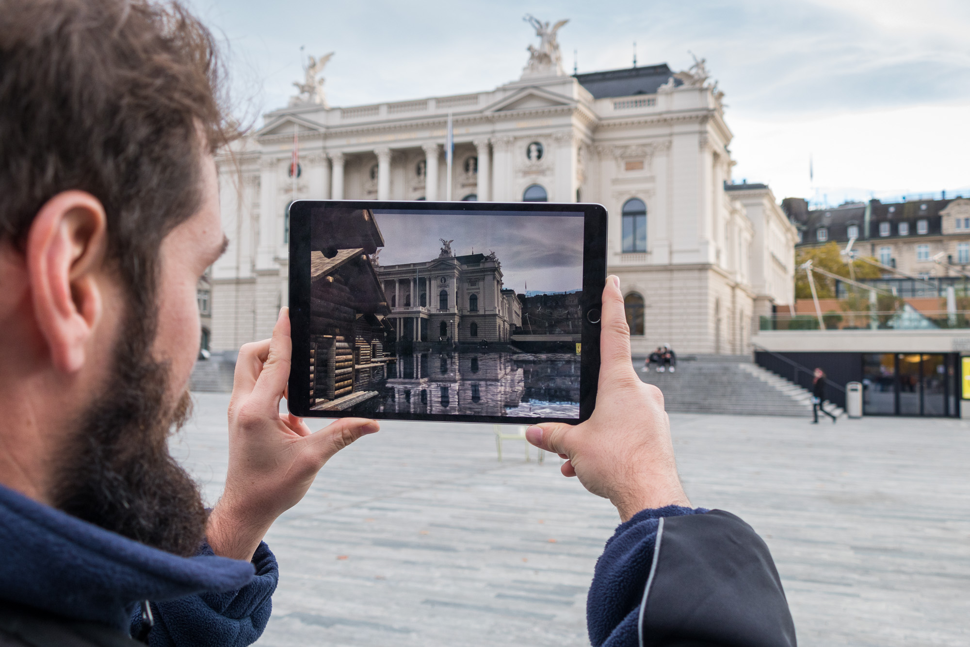 Digitaler Zwilling Verbindung Von Realer Und Virtueller Welt Stadt Zurich