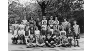 1965, Klassenfoto aus der Primarschule Hard in Aussersihl (Quelle: Staatsarchiv des Kantons Zürich)