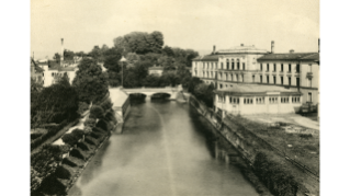 Primarschulhaus Schanzengraben in der Altstadt, erbaut 1874-76, Typus Grossschulhaus