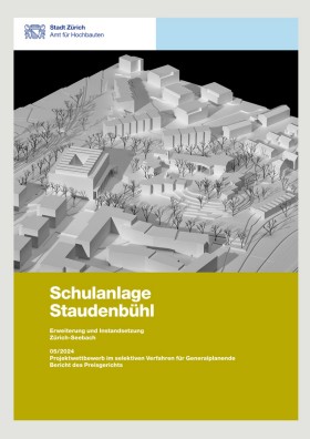 Titelseite Jurybericht Schulanlage Staudenbühl