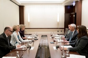 Bilaterales Treffen zwischen Stadtpräsidentin Corine Mauch und Mayor Rahm Emanuel in Chicago