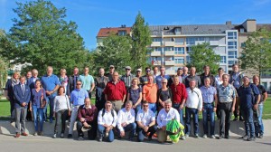 Die österreichische Delegation im Hardaupark