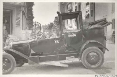 Verkehrsunfall vom 11. Juli 1928 an der Eidmattstrasse / Merkurstrasse (V.E.c.72.:1.2.1.1928.959.)
