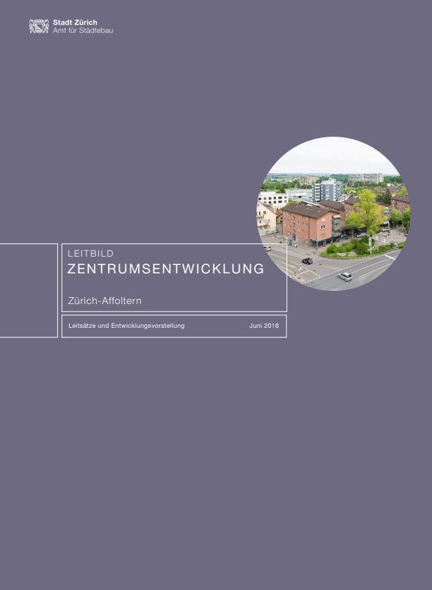 Cover Leitbild Zentrumsentwicklung Affoltern