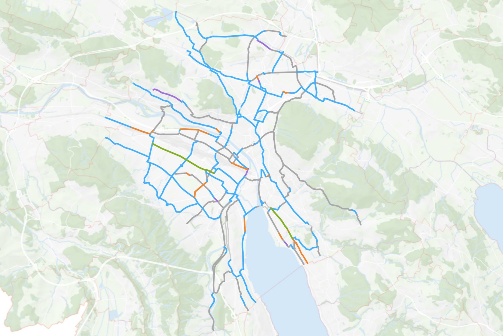 das-netz-der-velovorzugsrouten-auf-einer-karte