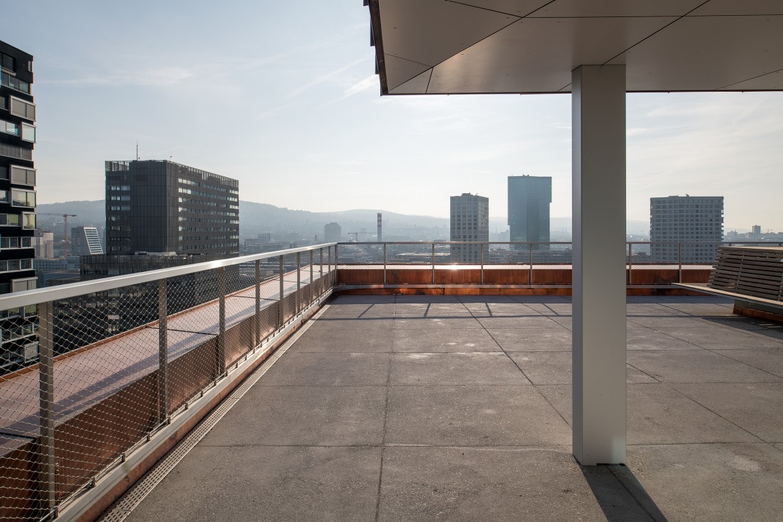 Aussicht auf Zürich-West